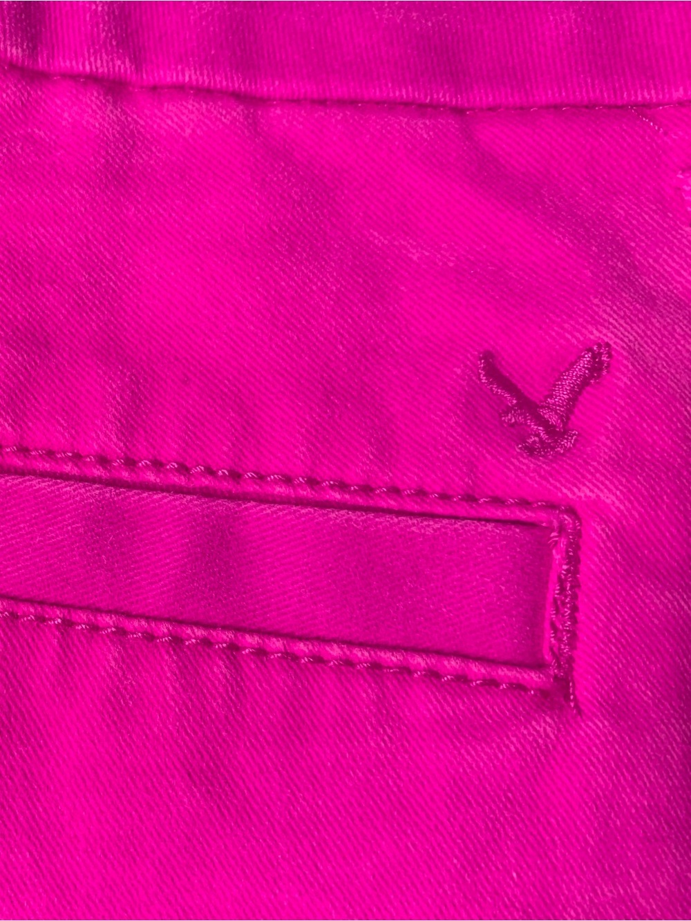 Women’s Magenta Shorts with Subtle American Eagle Outfitters Embroidered Logo